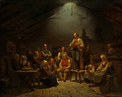 Devozione della Chiesa Bassa da Adolph Tidemand
